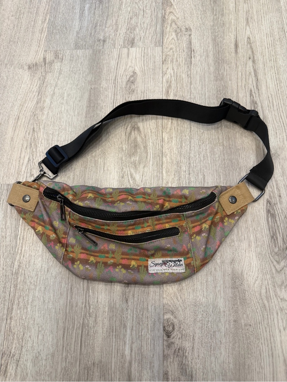 Sipsey Wilder Desert Cactus Floral Fanny Pack Waist Bag